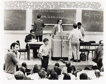 (BLACK PANTHERS) Group of 13 news photographs of the Black Panthers.